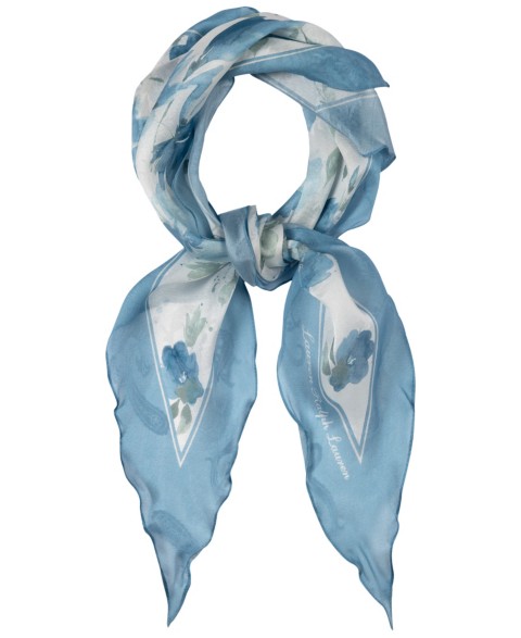 Женские Lauren Ralph Lauren Watercolor Floral Large Diamond Scarf