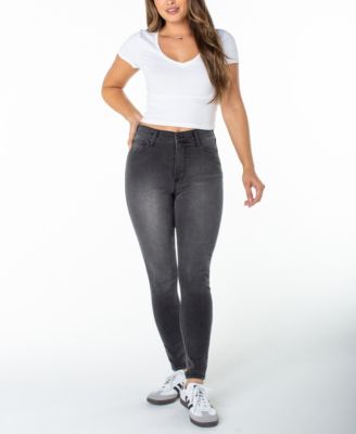 High Rise Skinny Ankle Jeans