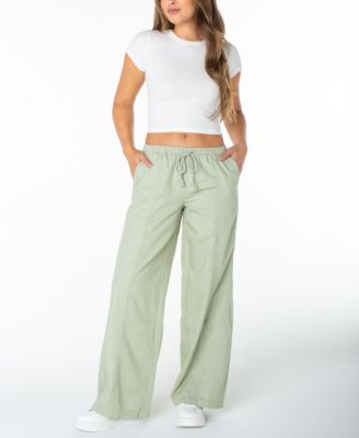 Juniors' Pull-On Wide-Leg Pants
