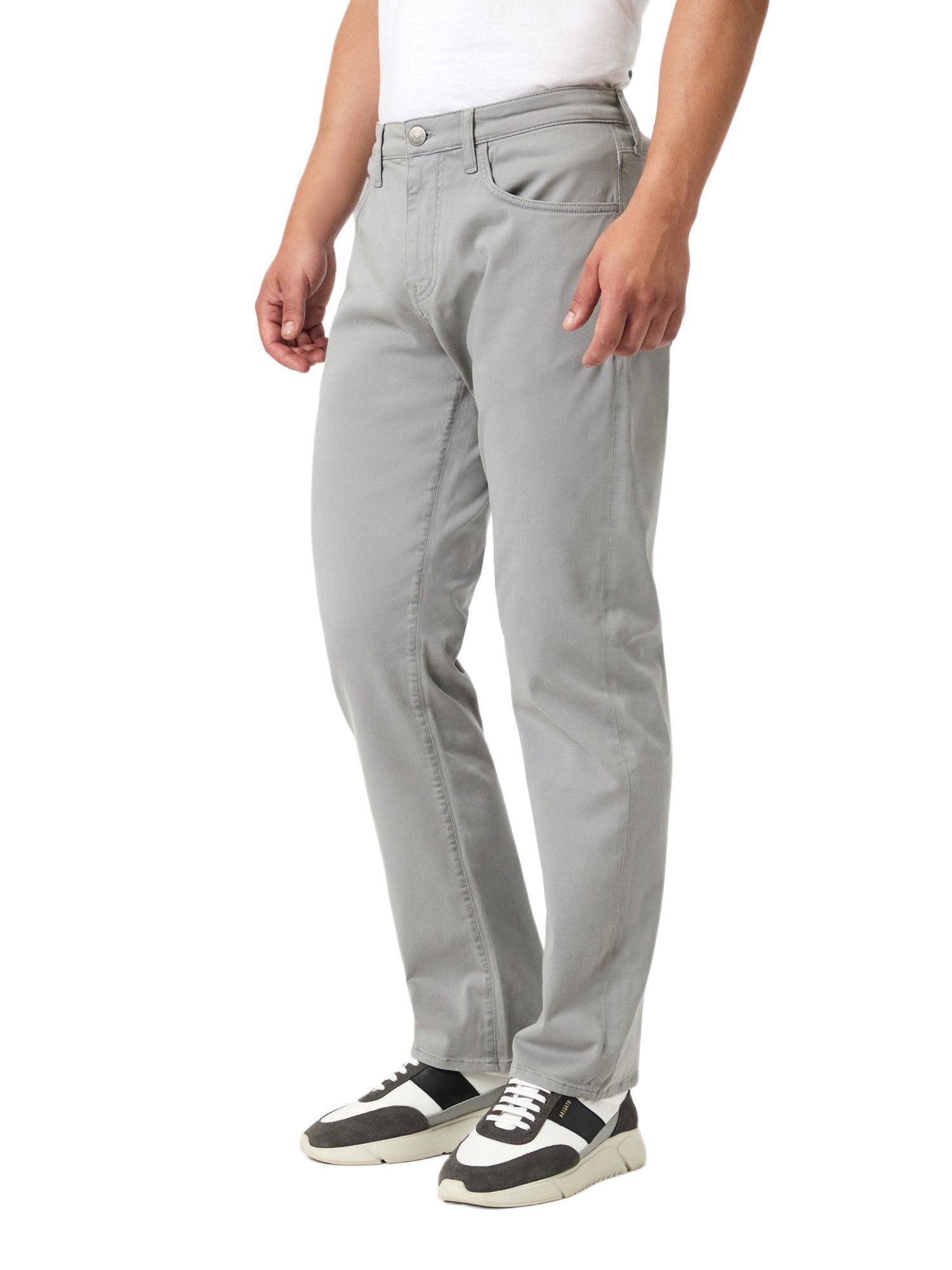 Men's Matt Relaxed Straight Leg In Stormy Casual Twill Pants
