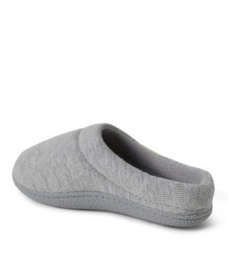 Women's Lacey Rib Knit House Shoe Clog Slipper