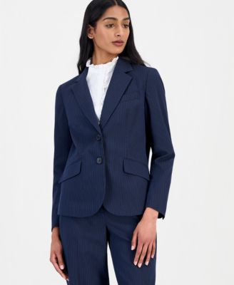 Women's Seersucker Stripe Blazer