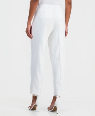 Women's Pull-On Wide-Leg Ankle Pants