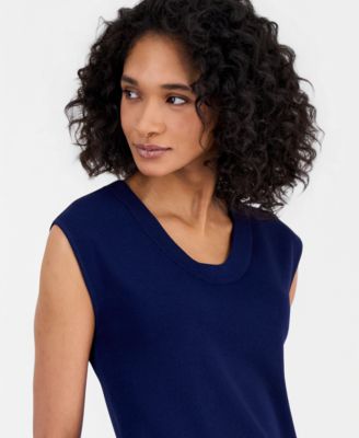 Petite Sleeveless Sweater Tank