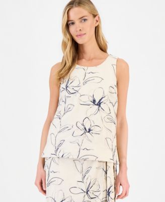 Petite Tall Hem Sleeveless Top