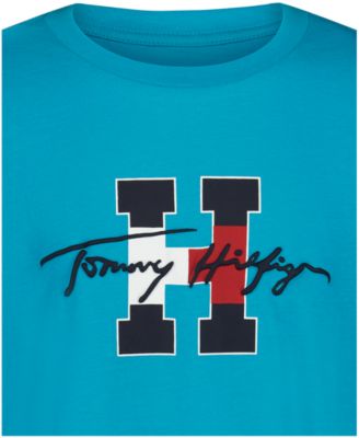 Boys' 8-20 Script H Crewneck T-Shirt