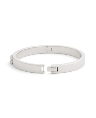 Faux Stone Pav&eacute; Signature C Bangle Bracelet