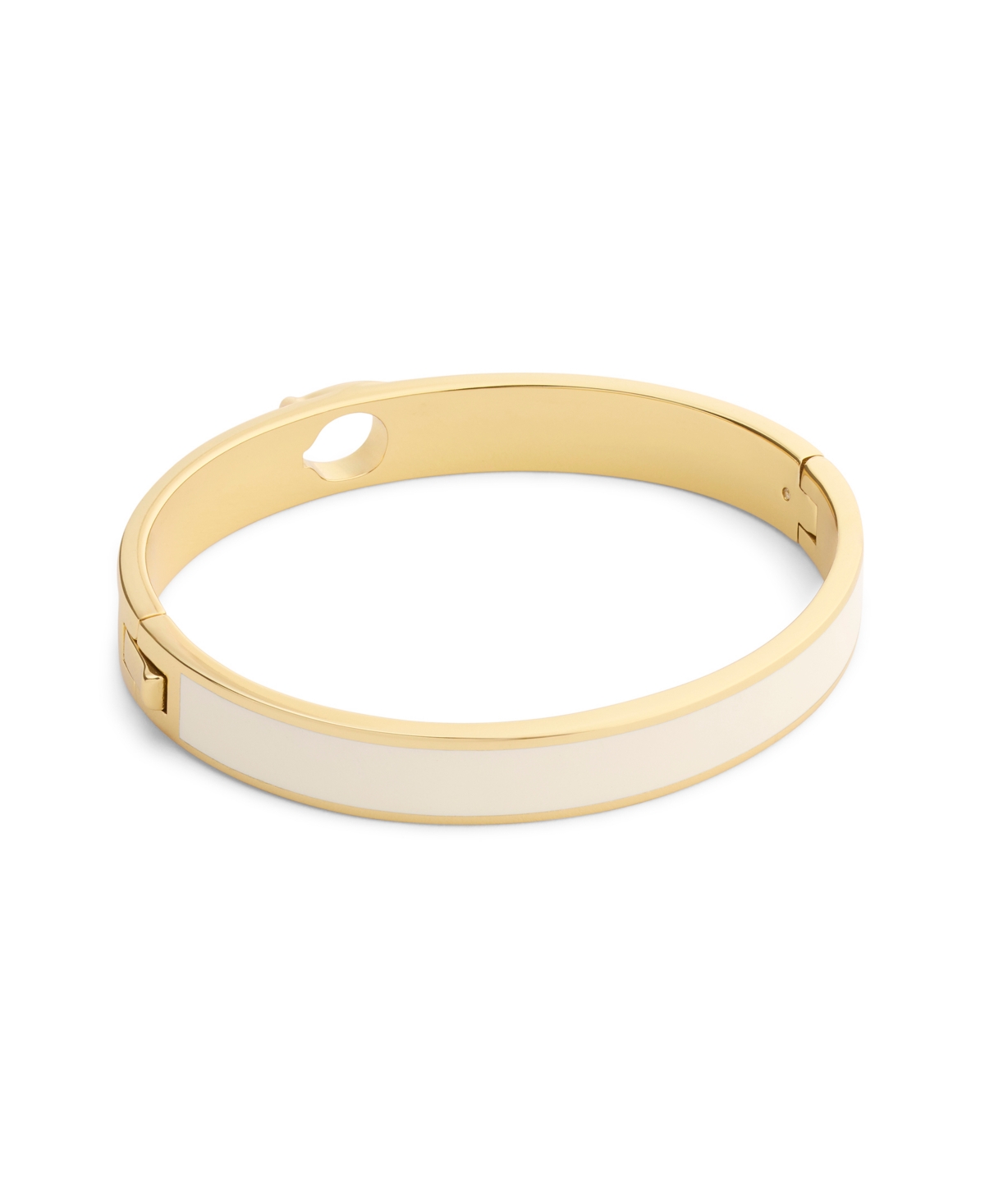 Coach Chalk Signature C Enamel Bangle Bracelet