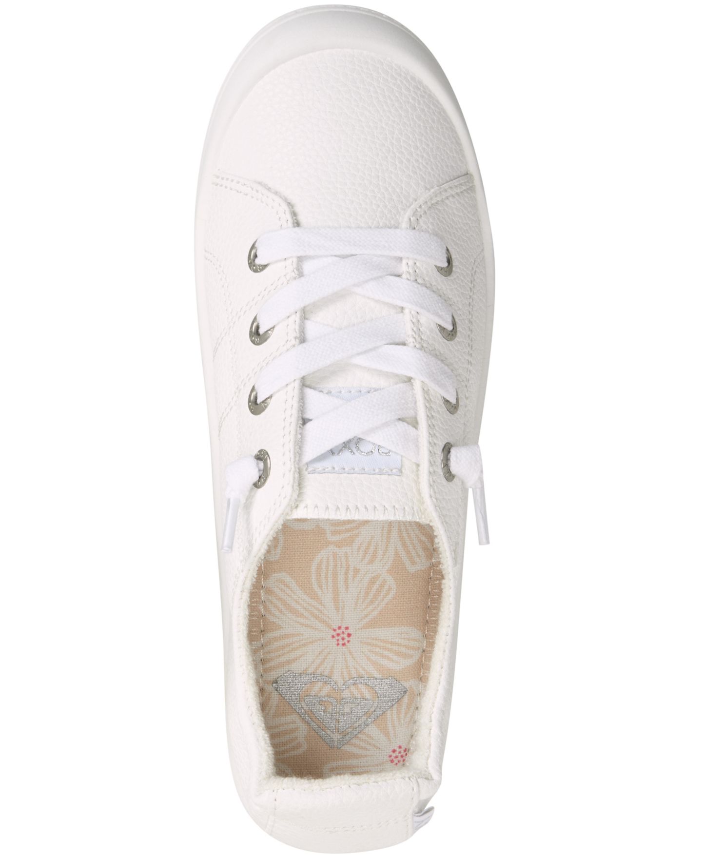 Женские кроссовки Roxy Bayshore Plus Lx Ii Lace Ups, цвет: Белый — фото 4