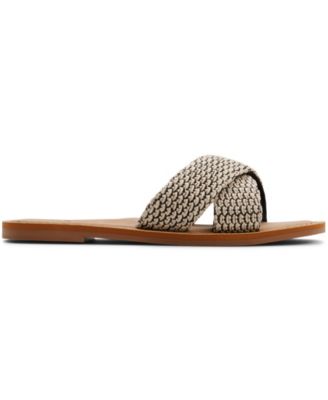 Women's Andreya Raffia Slip On Sandals