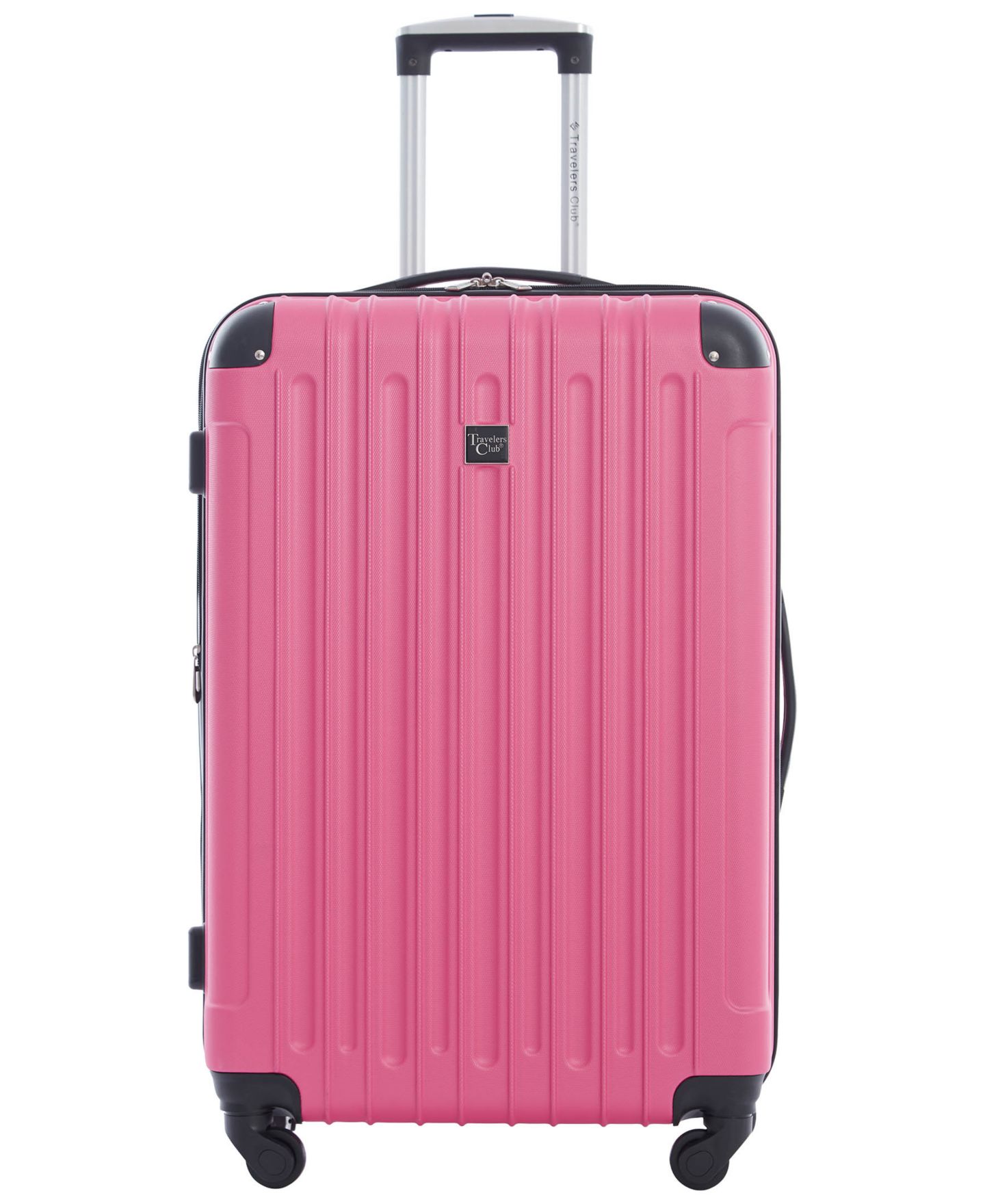 Чемоданы Travelers Club Midtown 4-Pc. Hardside Luggage Set, цвет: Нежно-розовый — фото 6