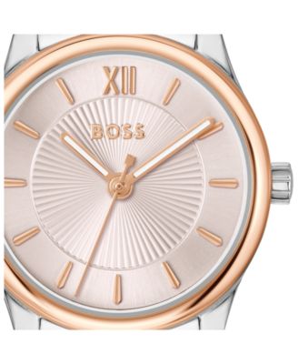 Women's Graceful Mina Quartz Two Tone Stainless Steel Watch, 25mm