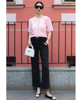 Womens Rosario Two Tone Ballerinas