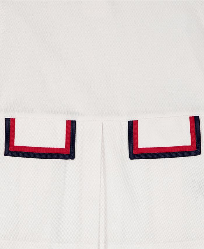 Tommy Hilfiger Girls' 4-6X Round Neck Top and Cropped Leggings, 2-Piece Set - Multi - 6