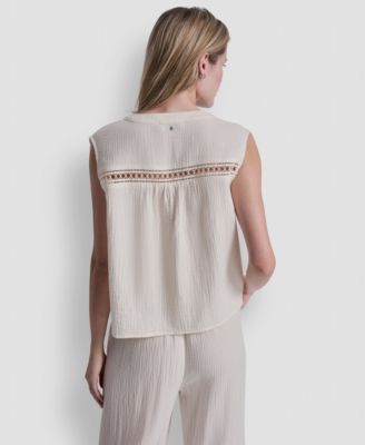 Women's V-Neck Sleeveless Top