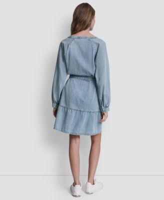 Women's V-Neck A-Line Dress