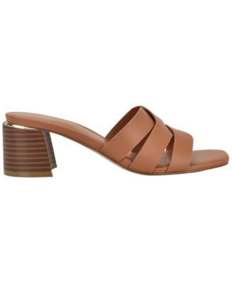 Women's Vivianna Woven Slip-On Block Heel Sandals