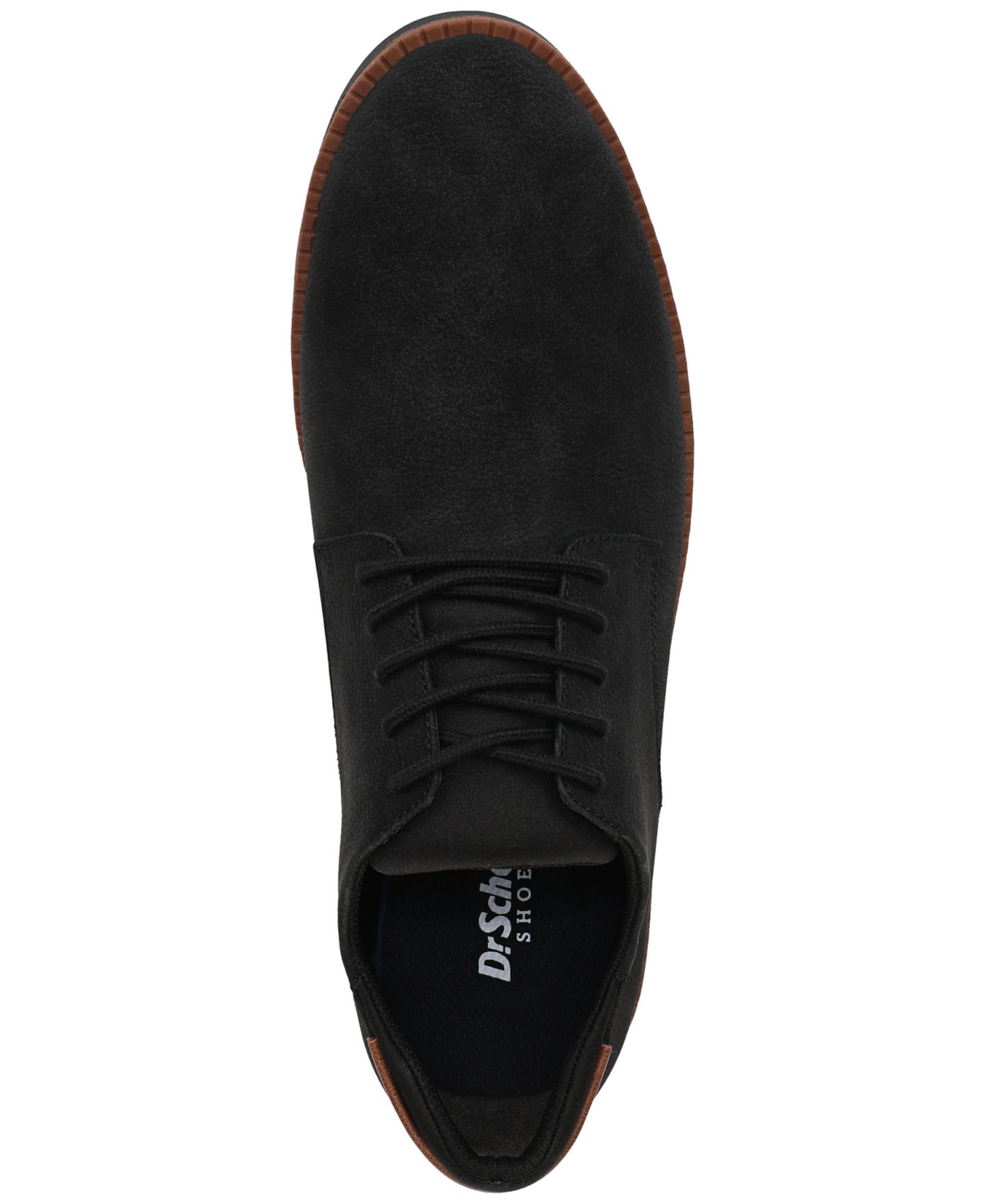 Мужские туфли Vionic Dr. Scholl's Sync Flex Oxford, цвет: Чёрная искусственная кожа — фото 4