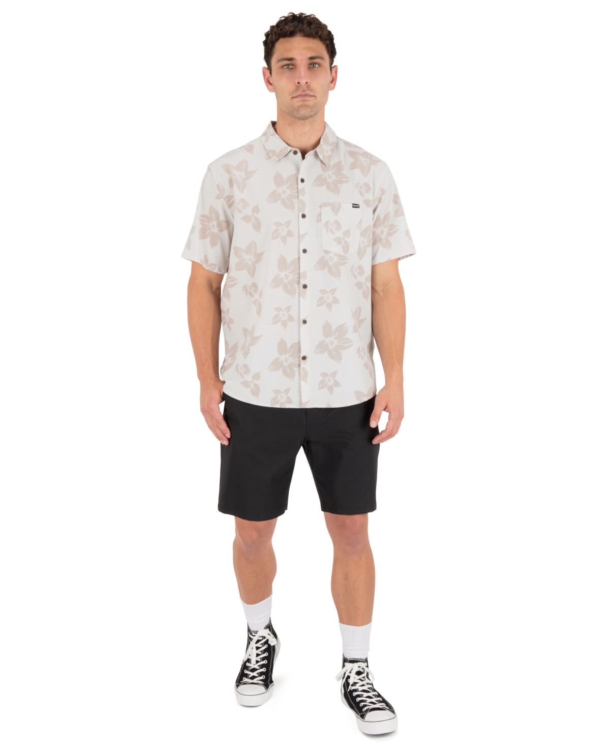 Hurley Men's Classic-Fit Button Down Collar Shirt