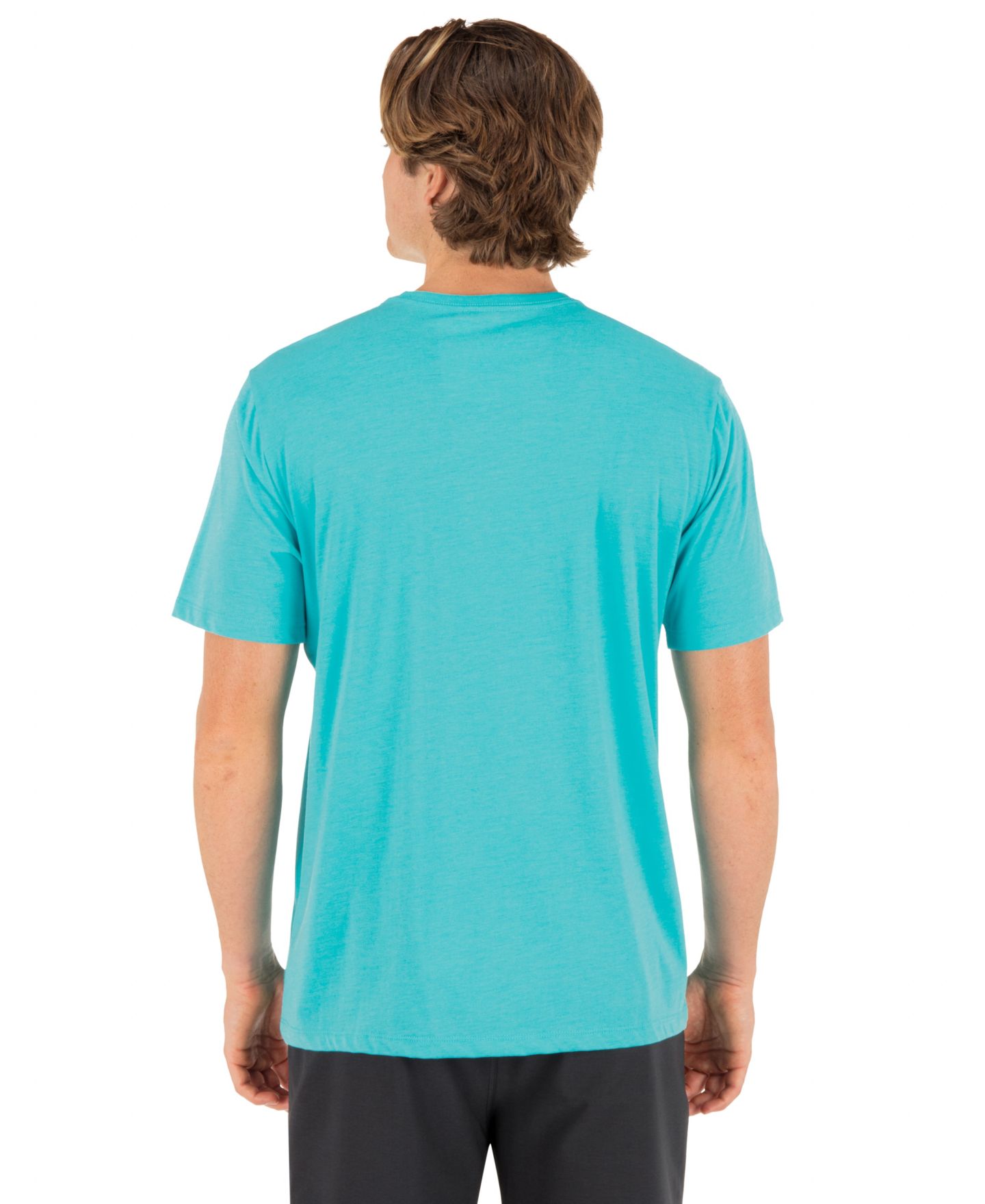 Мужская футболка Hurley Regular-Fit Round Neck, цвет: Barracuda — фото 5
