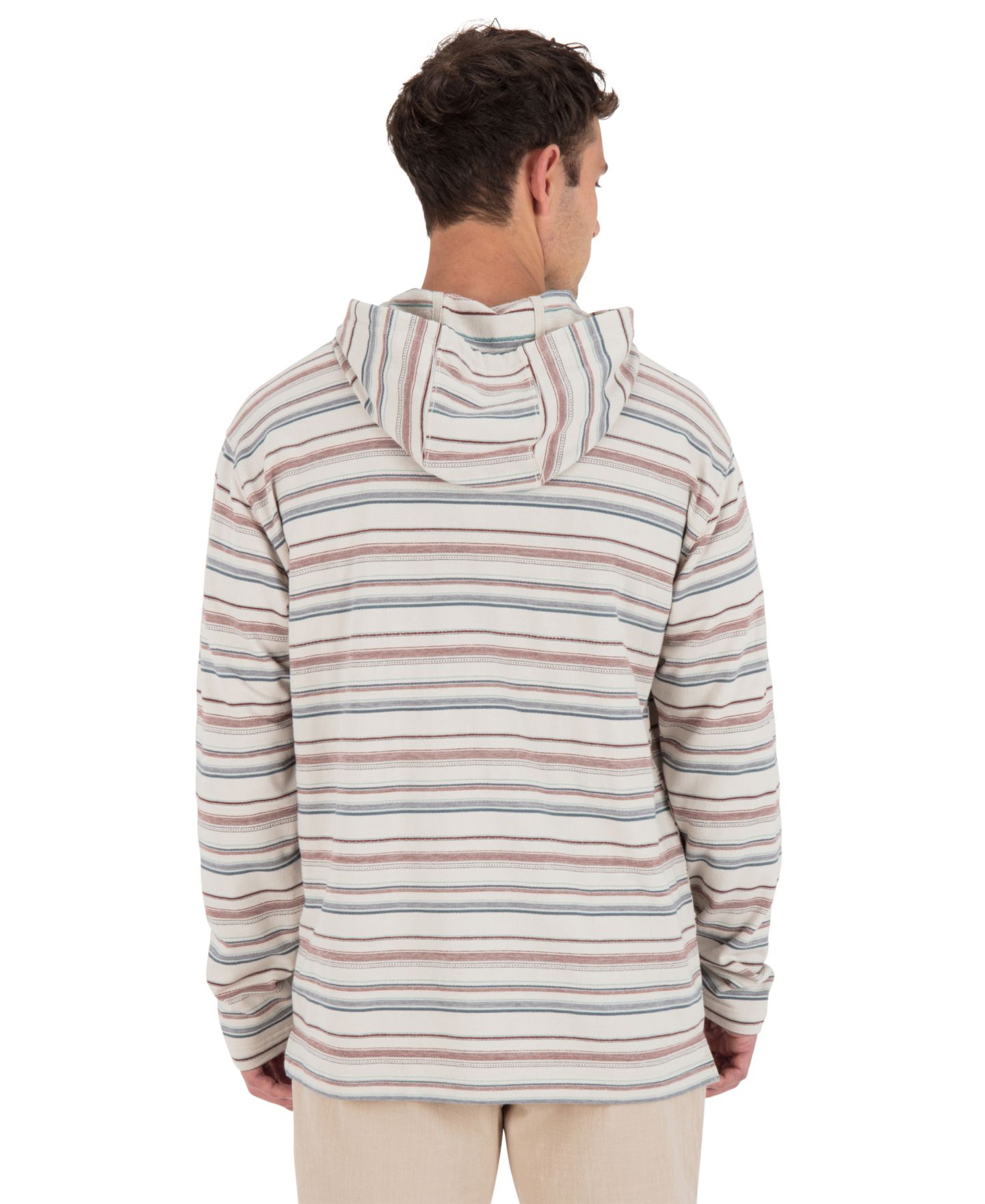 Мужской свитшот Hurley Regular-Fit Hooded Poncho, цвет: Кремовый — фото 5