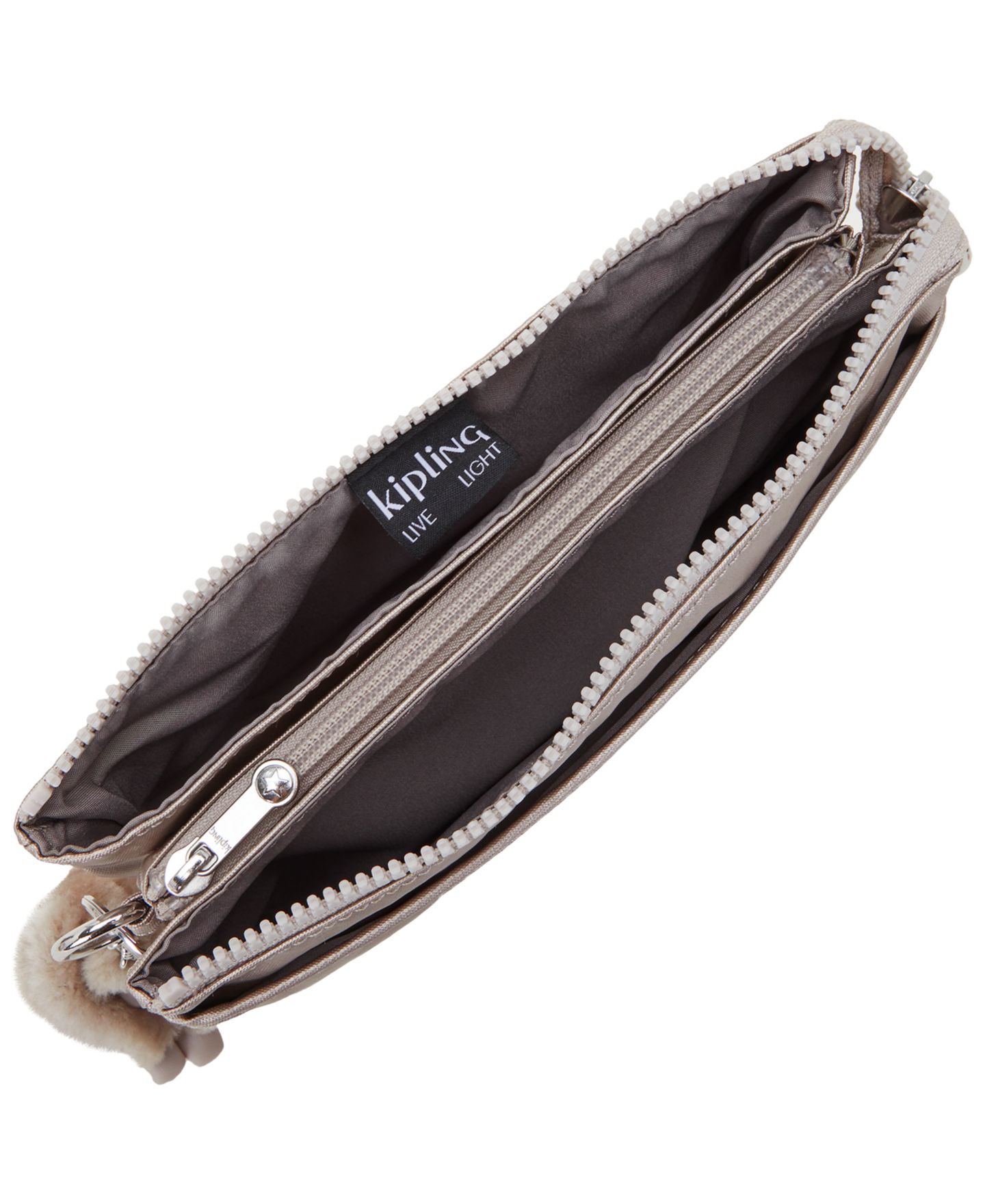 Женская сумка Kipling Riri Small Crossbody, цвет: Металлик сияющий — фото 4