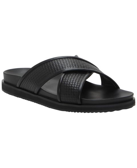 Мужские сандалии Vince Camuto Dabor Cross Strap, цвет: Чёрный