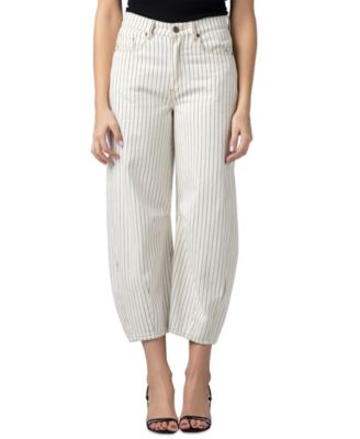 Women's Rail Road Striped Barrell Pants