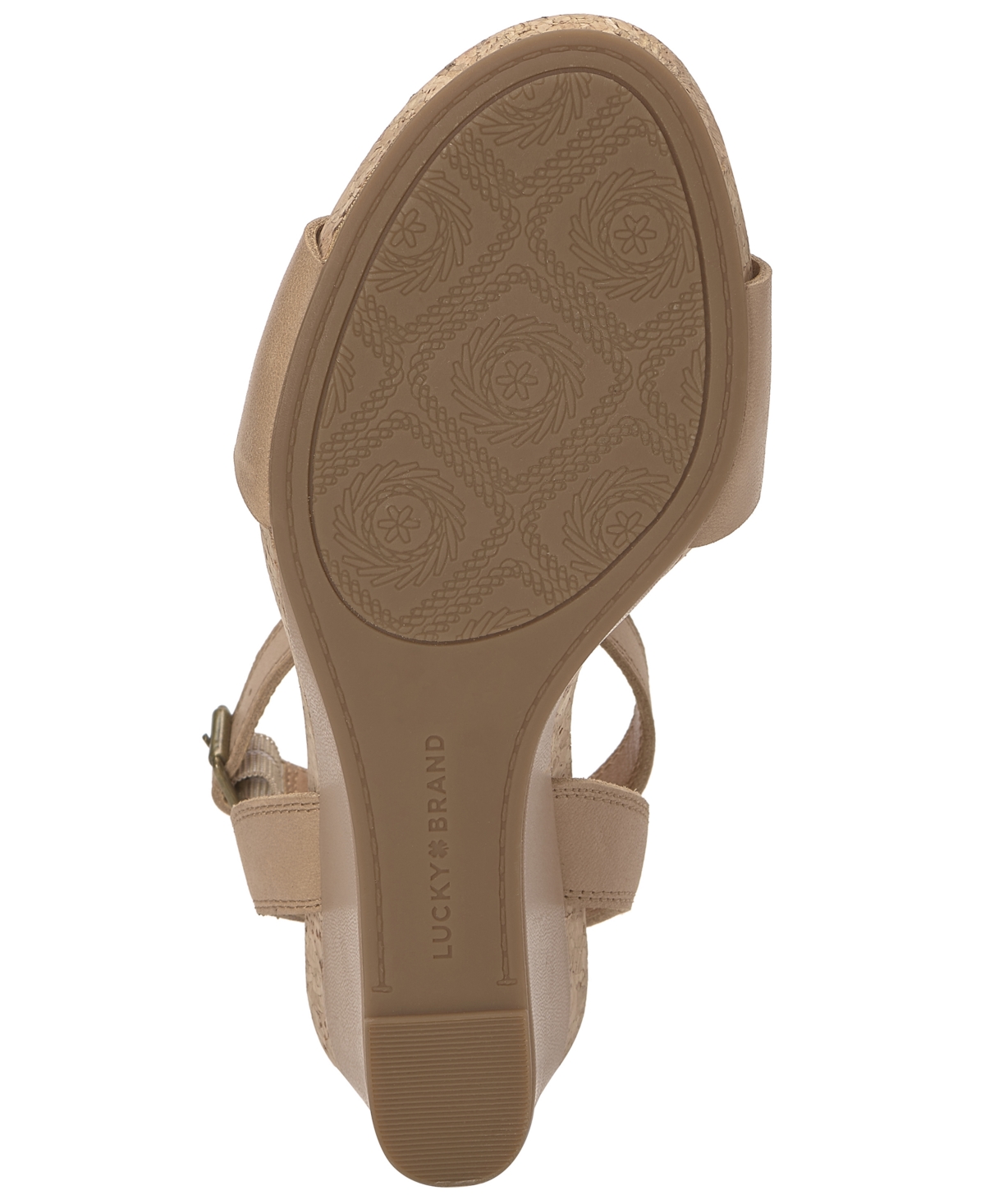 Lucky Brand Women's Lynda Ankle Strap Wedge Sandals