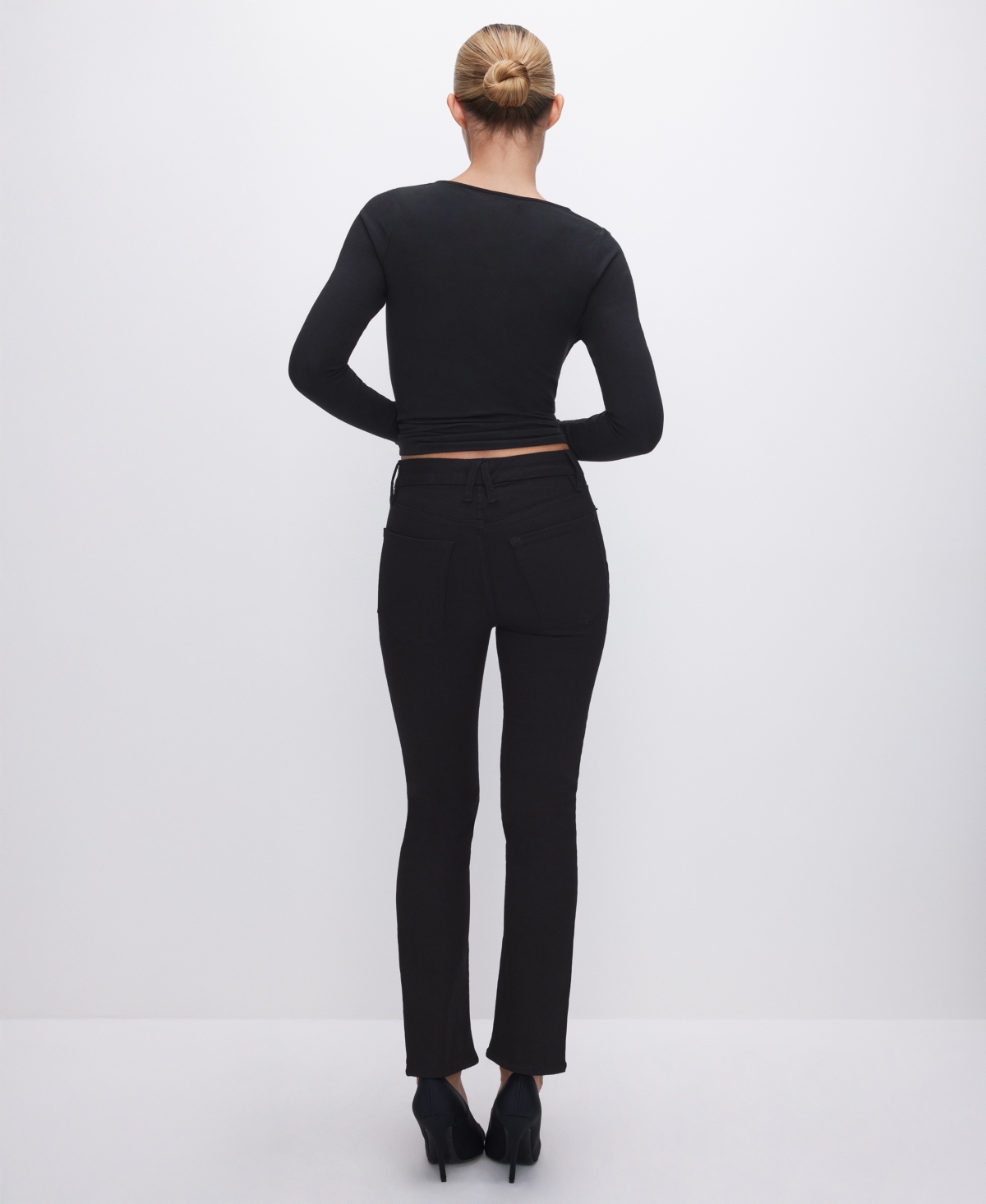 Good American Women's Straight Fit Jeans