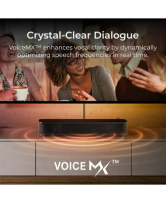 2.1ch Compact Sound Bar for TV, 3-Inch Built-in Subwoofer, App Control, 120W Peak Power,  Bluetooth 5.4 TV Sound Bar, Poseidon M20