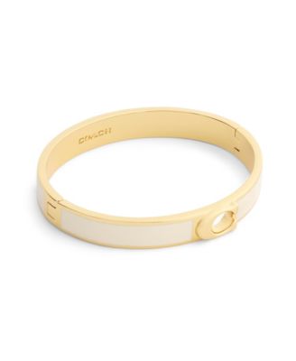 Chalk Signature C Enamel Bangle Bracelet