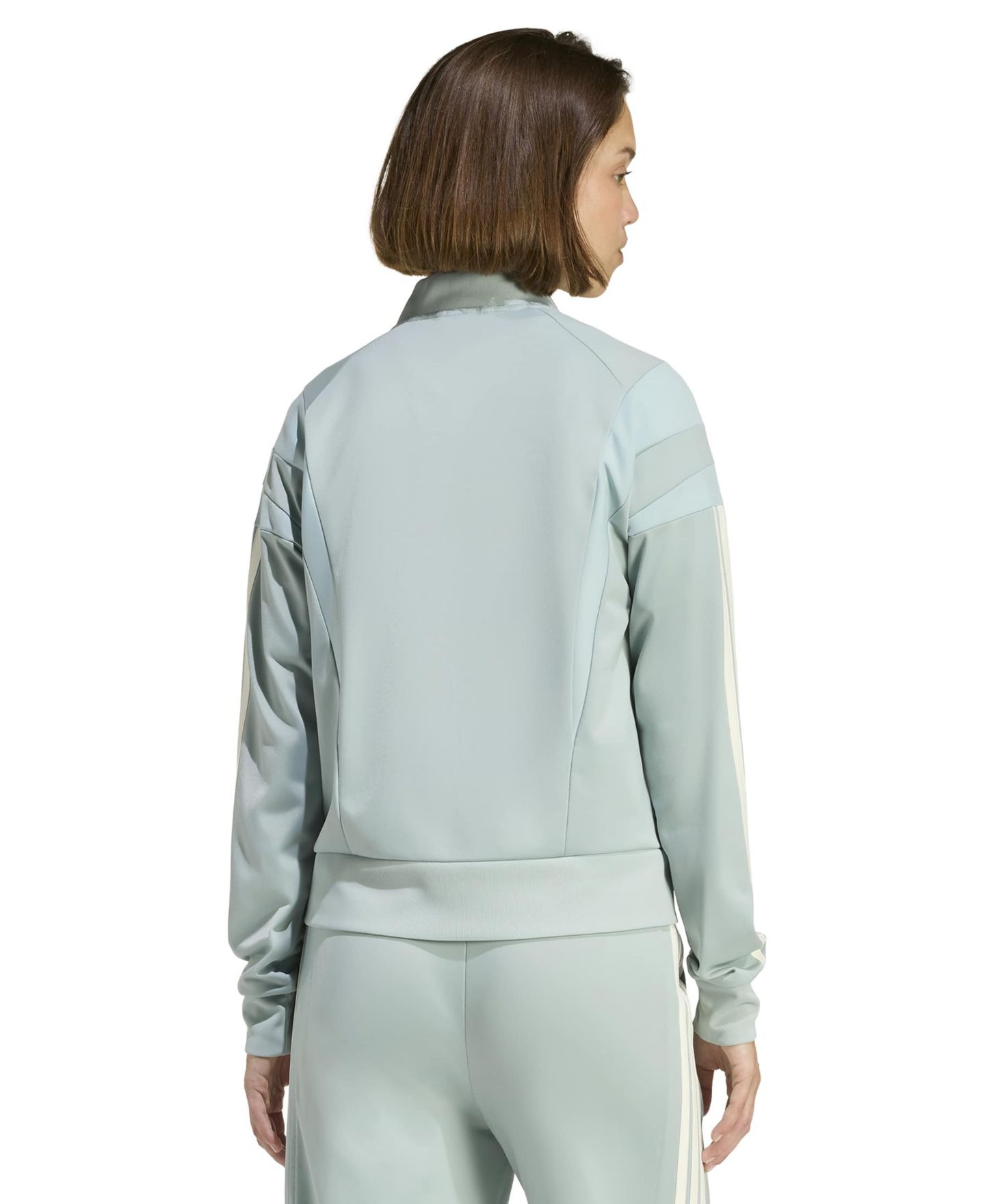 Женская куртка adidas Mock Neck Track, цвет: Пастельный зелёный — фото 5