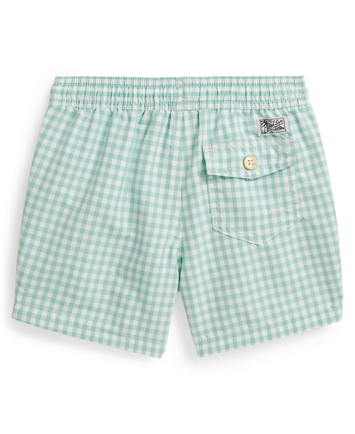 Polo Ralph Lauren Boys' 2-7 Gingham Pattern Swim Trunks