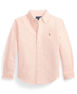 Boys' 2-7 Striped Long-Sleeve Oxford Shirt