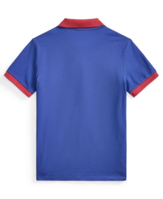 Boys' 8-20 Stretch Cotton Mesh Polo Shirt