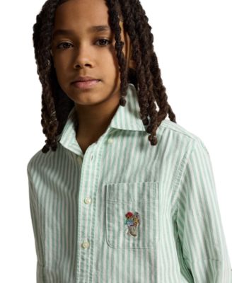 Boys' 8-20 Polo Bear Oxford Shirt
