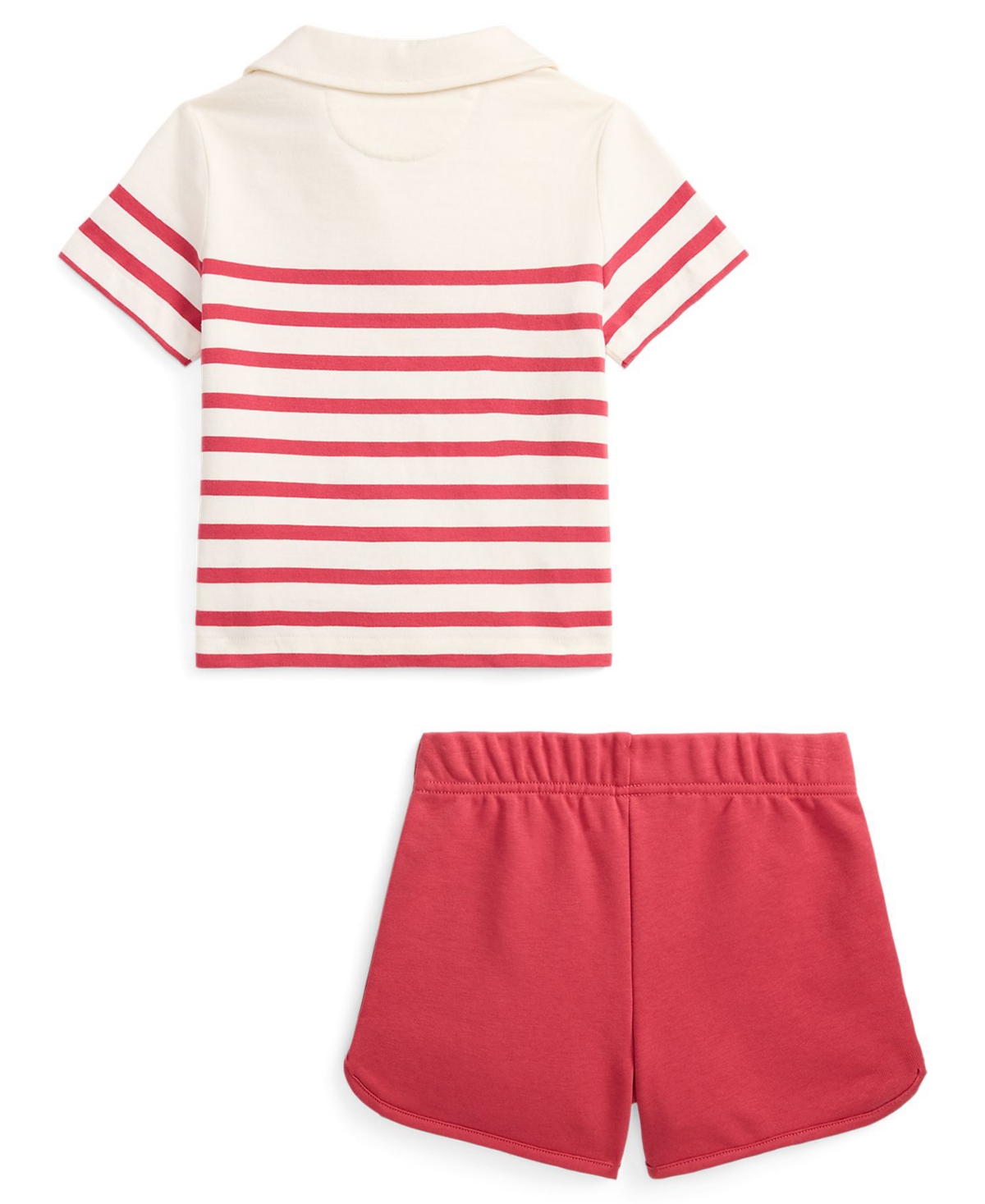 Polo Ralph Lauren Boys' 2-7 Short-Sleeve Shirt and Terry Shorts, 2-Piece Set