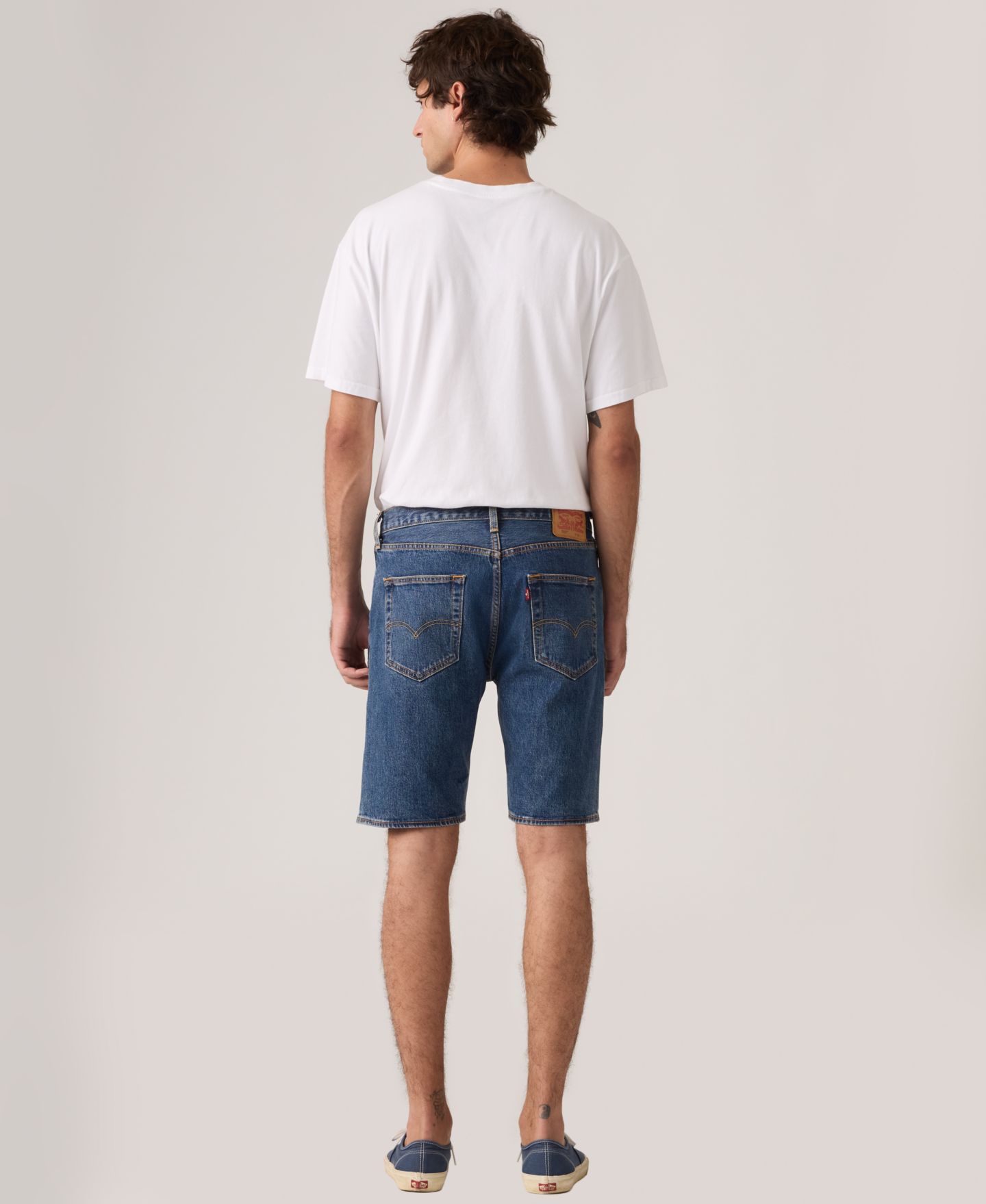 Мужские шорты Levi's 501™ Original Hemmed Stretch 9" Jean, цвет: Индиго — фото 5
