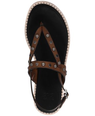 Women's Bucky Studded Thong Flat Sandals