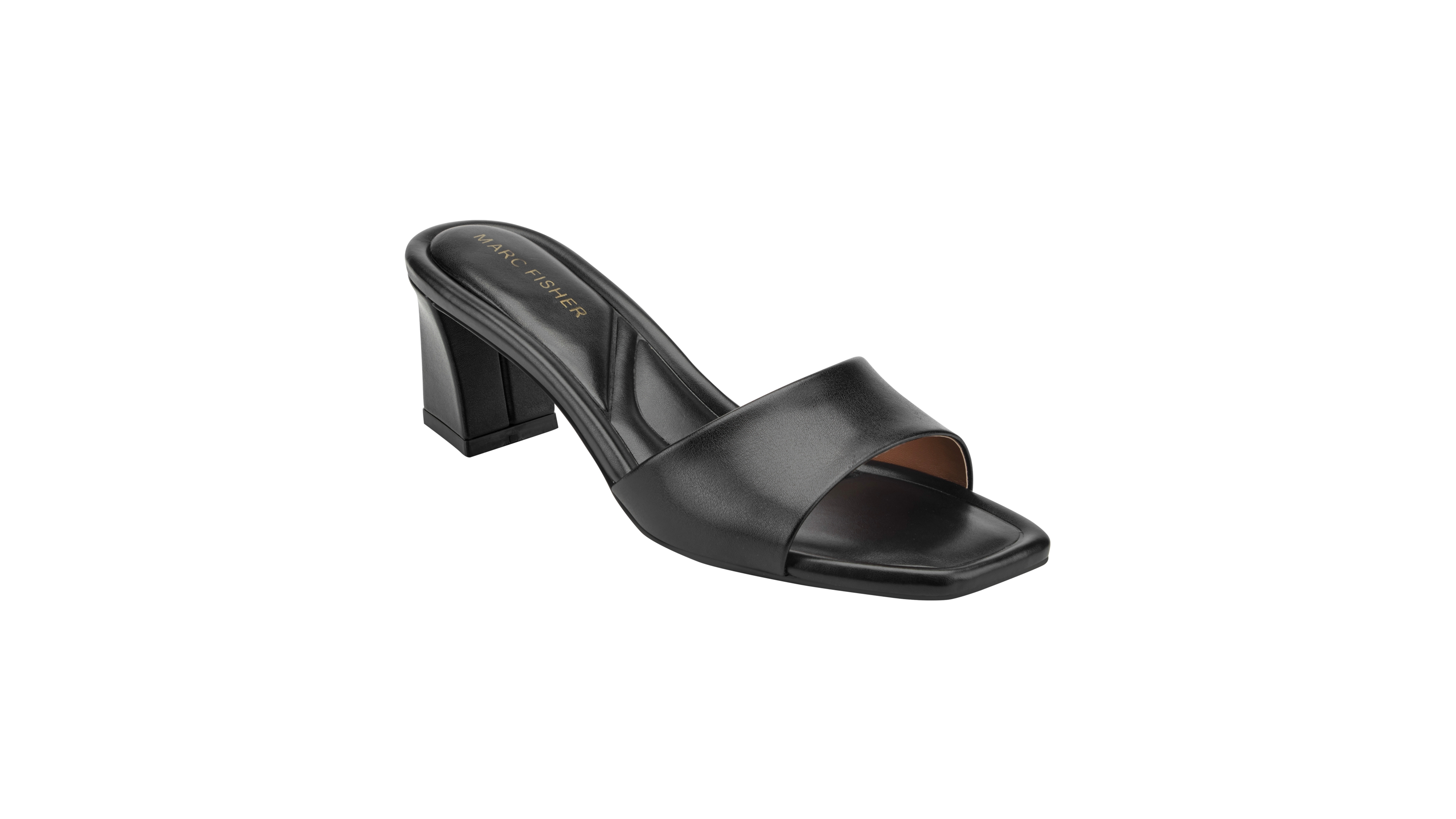 Marc Fisher Women's Gelso Slip-on Square Toe Dress Sandals