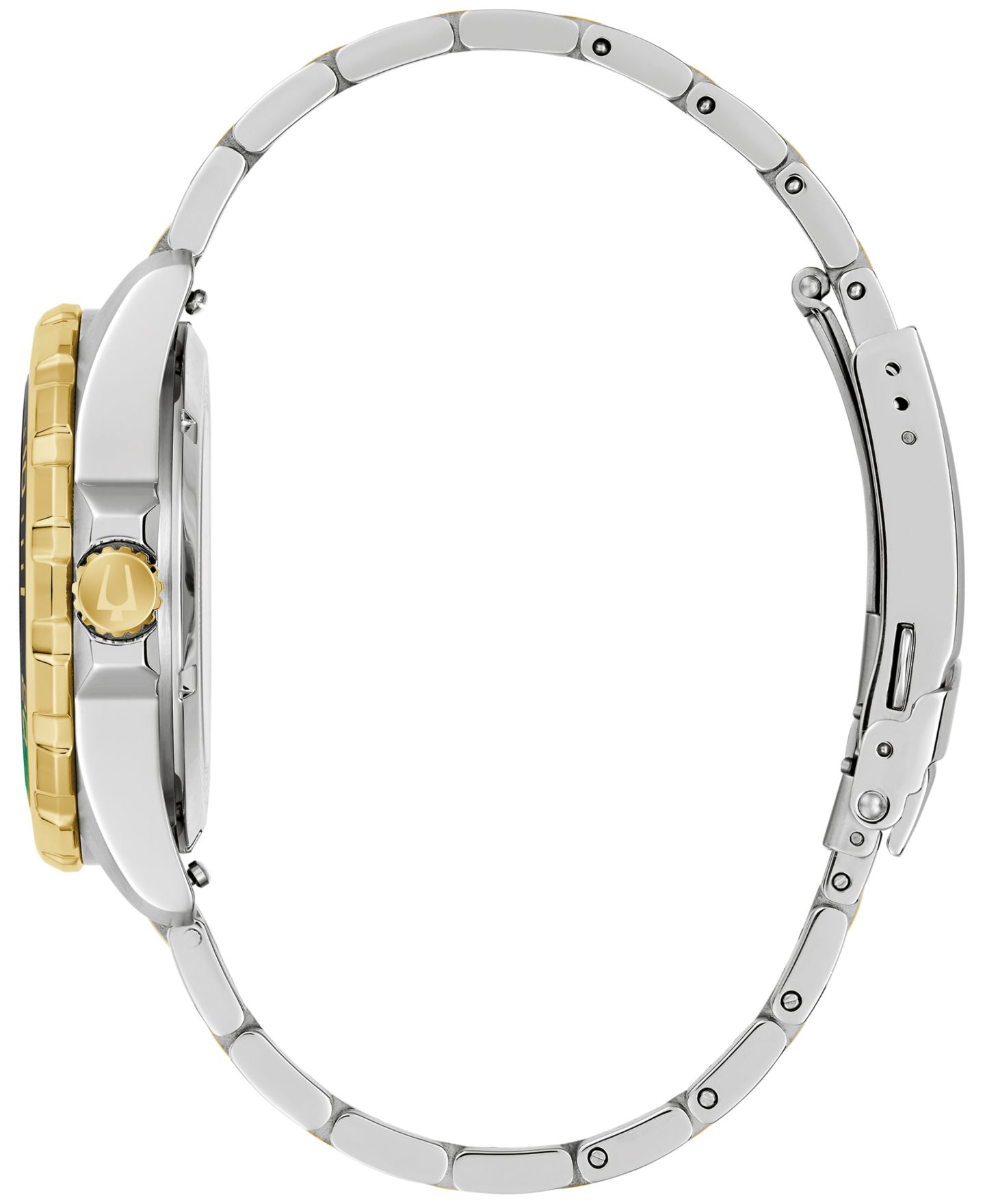 Мужские часы Bulova Marine Star Series B Automatic Two-Tone Stainless Steel Bracelet Watch 45mm — фото 2