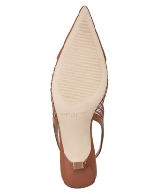 Women's Gipsi Mesh Slingback Kitten Heel Pumps