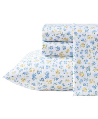 Loveston 200-Thread Count Cotton Percale 3-Pc. Sheet Set, Twin XL