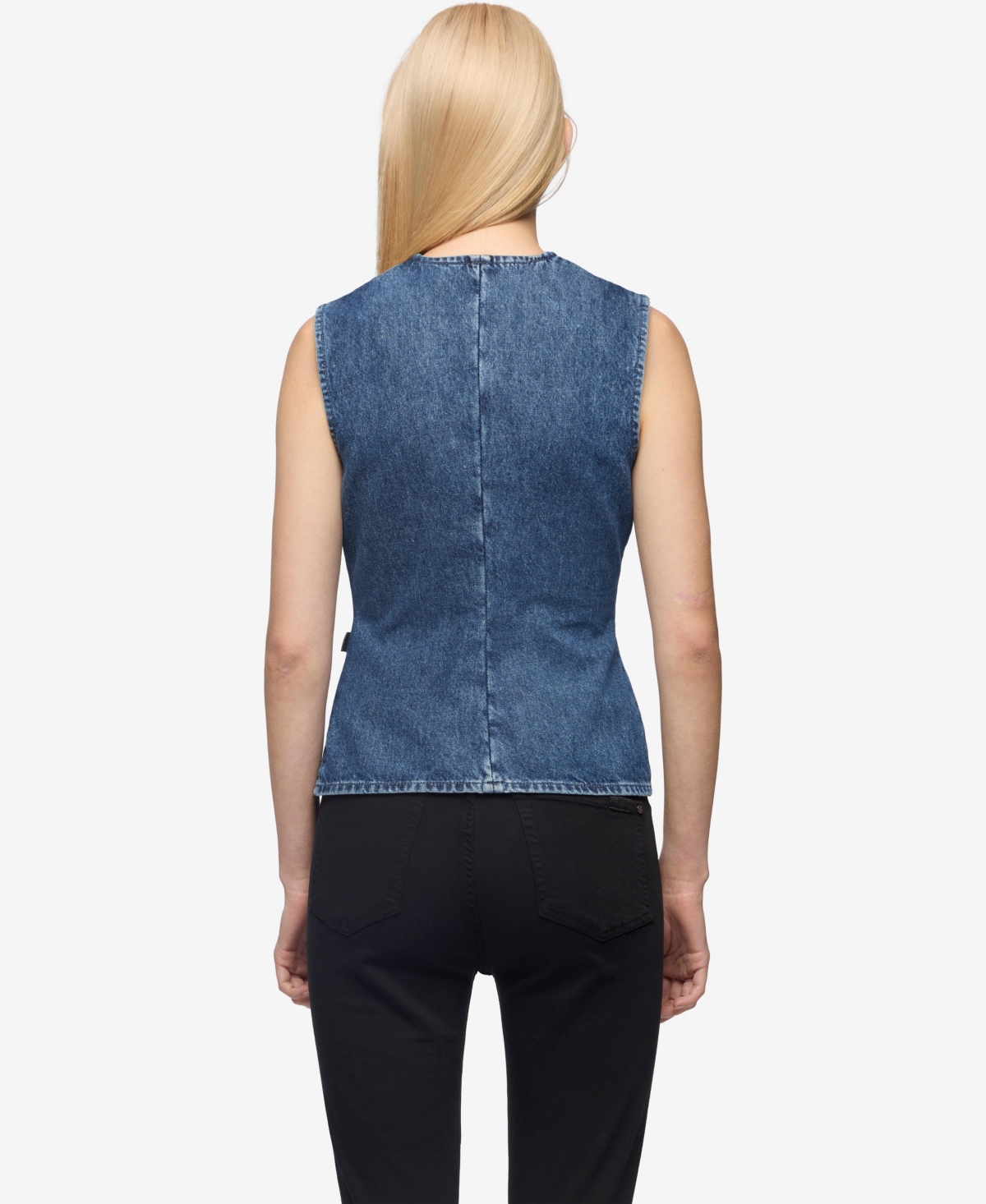 7 For All Mankind Women's V-Neck Vest