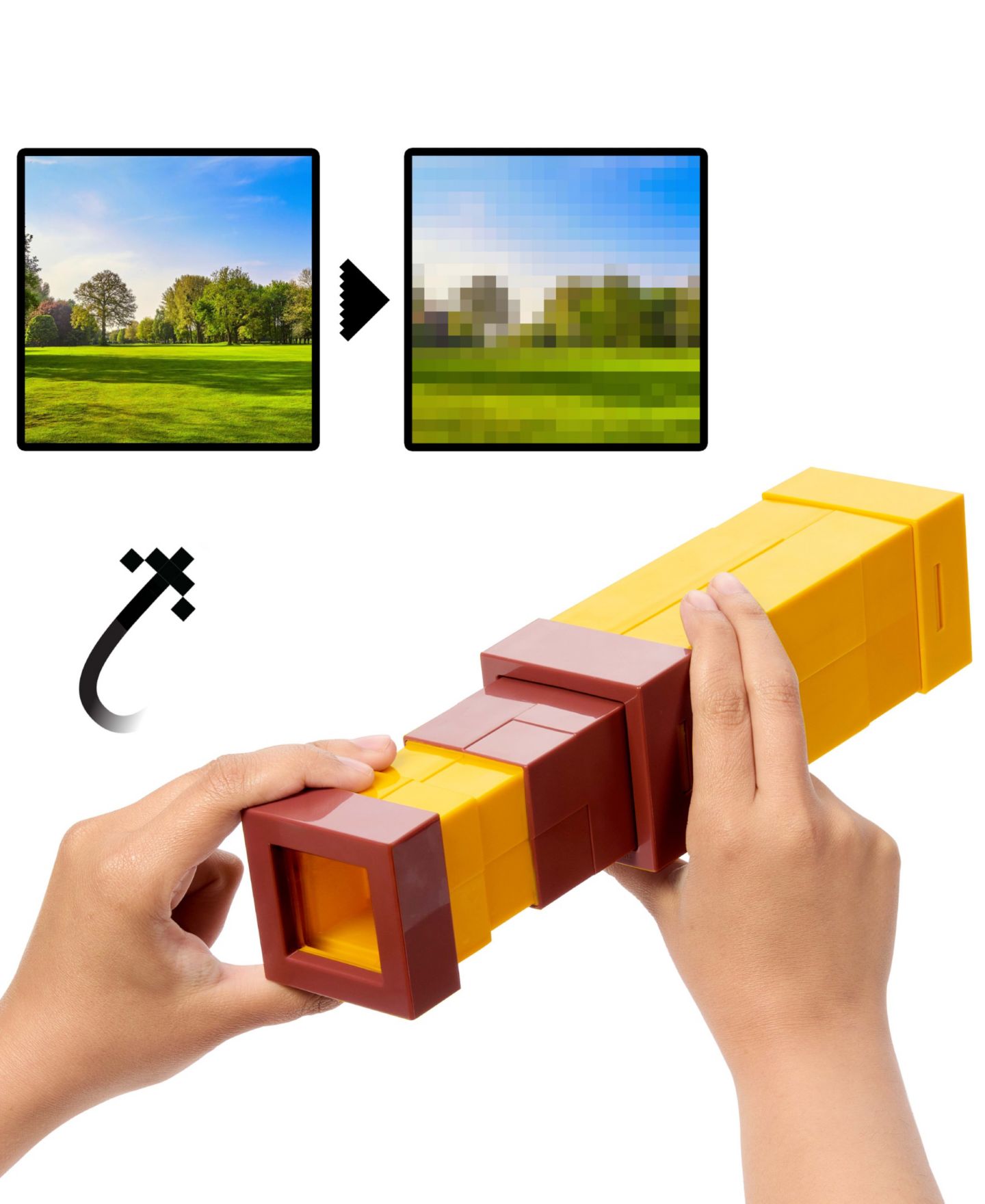 Детская игрушка Minecraft Pixel Spyglass, 1-Piece, Ages 6+ — фото 4