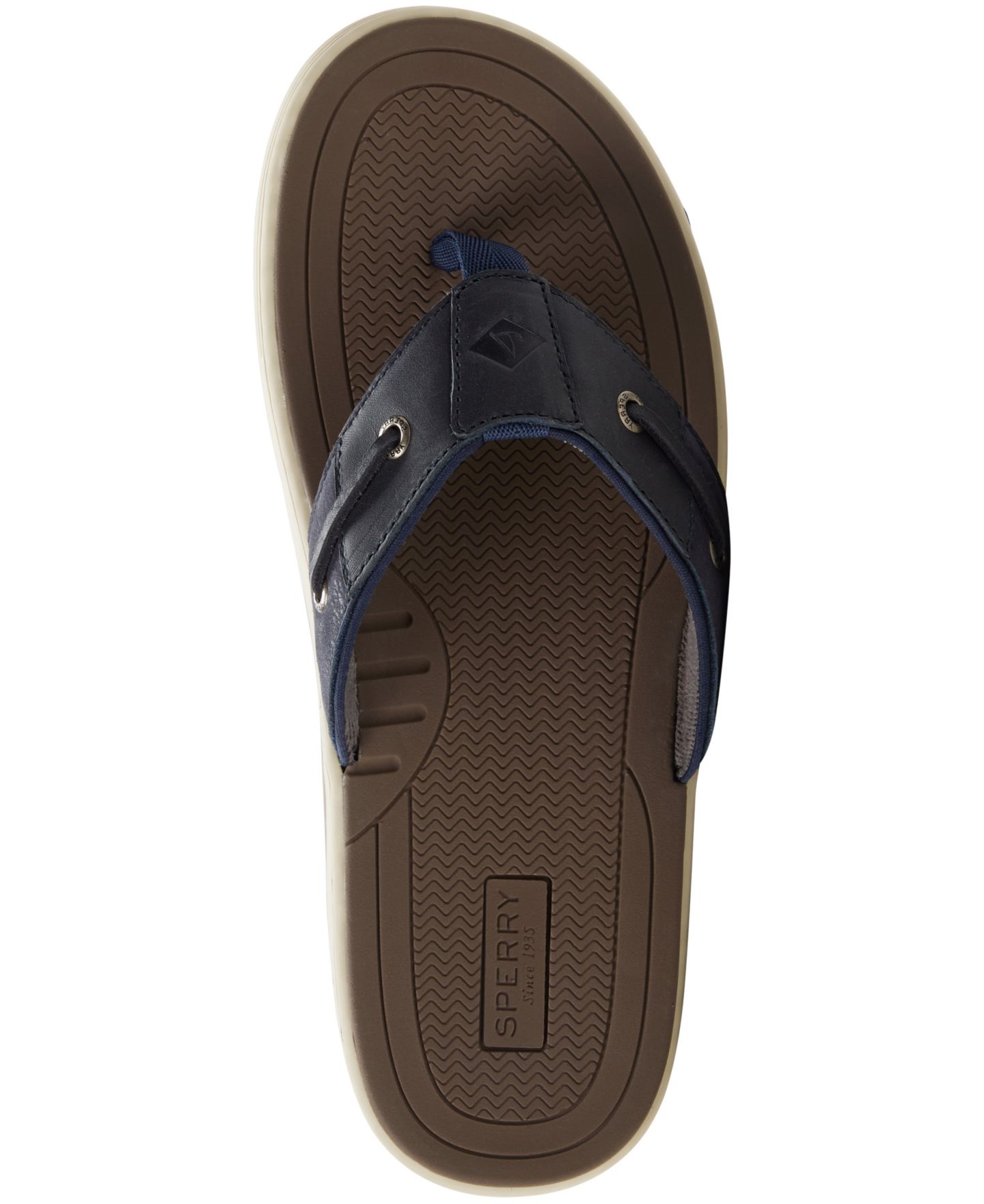 Мужские сандалии Sperry Baitfish Thong, цвет: Синий — фото 4