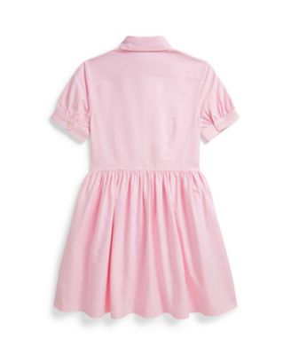 Girls' 7-16 Button-Down Collar Oxford Shirt Dress