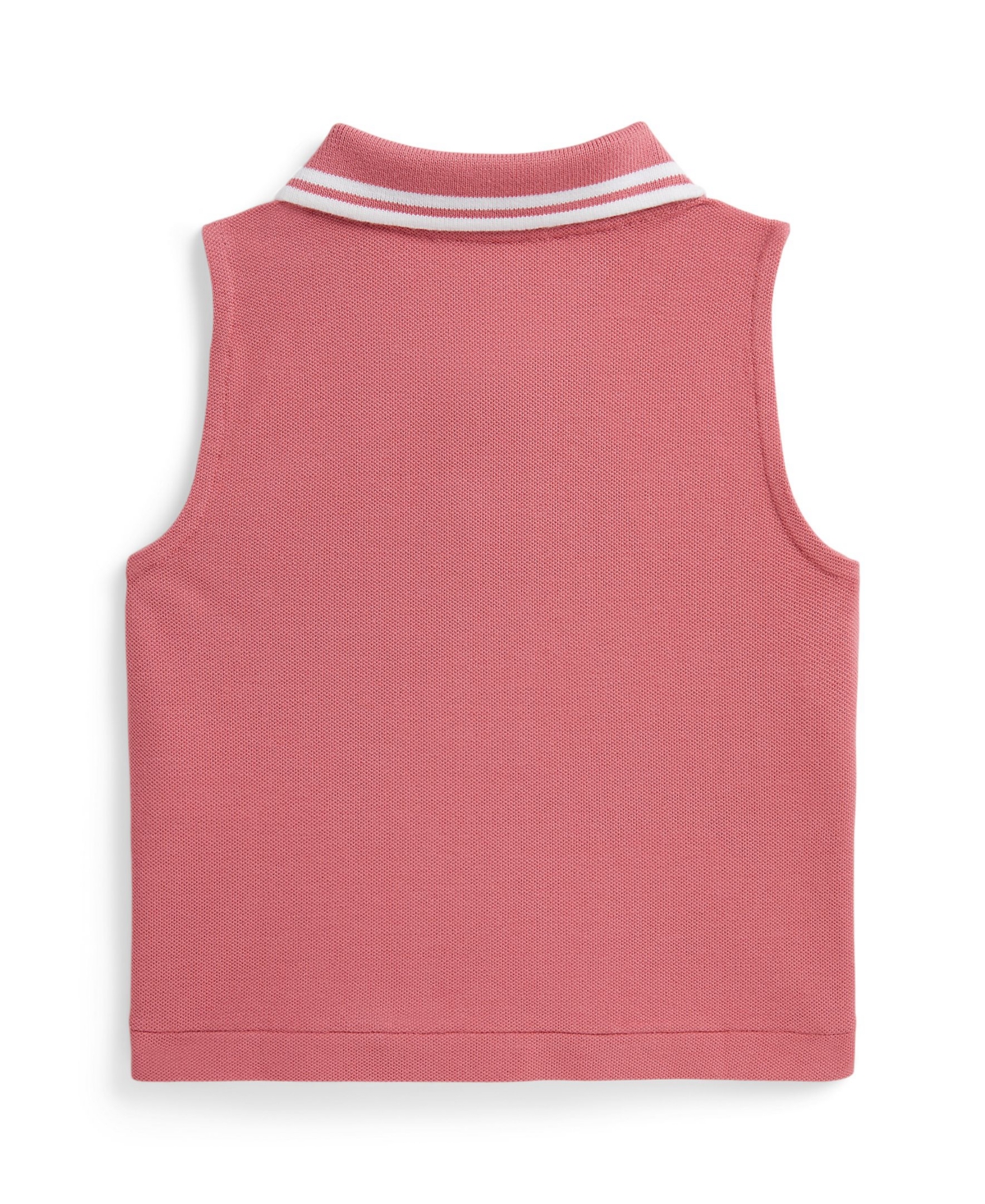 Polo Ralph Lauren Girls' 2-6X Stretch Mesh Half-Zip Boxy Shirt