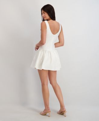 Women's Boat Neck Sleeveless Dress